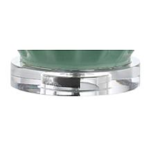 JONATHAN Y Seafoam Green Faye 28" Glass LED Table Lamp