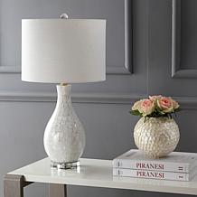JONATHAN Y White Josephine 26.5" Seashell LED Table Lamp