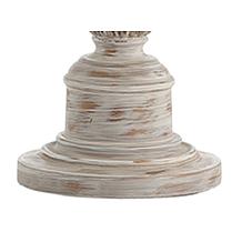 JONATHAN Y White Wash Regent 33" Rustic Resin LED Table Lamp