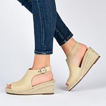 Journee Collection Women's Crew Wedge Sandal