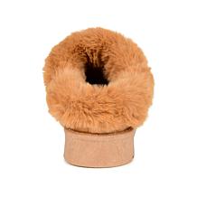 Journee Collection Women's Faux Fur Trim Whisp Slipper