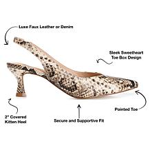 Journee Collection Women's Mikoa Slingback Pump