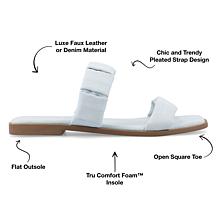 Journee Collection Womens Tru Comfort Foam Pegie Sandals