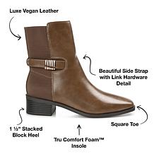 Journee Collection Womens Tru Comfort Foam Wide Width Aubrie Bootie