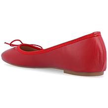 Journee Collection Womens Vika Wide Width Flat