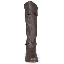 Journee Collection Women's Wide Calf Harley Boot