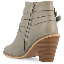Journee Collection Womens Wide Width Strap Bootie