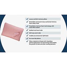 Joy CleanBoss 5-Star Hotel Luxe Comfort Pillow with Eye Mask