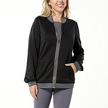 Joy CleanBoss Luxurious Faux Suede Reversible Bomber Jacket