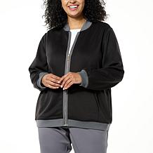 Joy CleanBoss Luxurious Faux Suede Reversible Bomber Jacket
