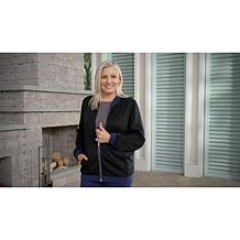 Joy CleanBoss Luxurious Faux Suede Reversible Bomber Jacket