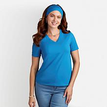 Joy Collection Cool & Clean Two Performance Tees w/Headband