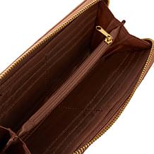 Joy First Class Luxury Leather Quilted Handbag & Clutch Wallet