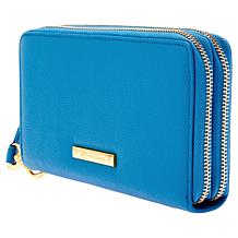 Joy Luxe Leather Best Gift Ever Double Wallet Wristlet with RFID