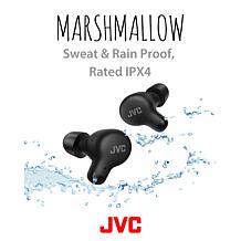 JVC Marshmallow True Wireless Earbuds - Black