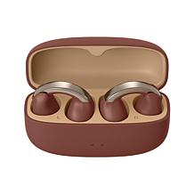 JVC Wireless OpenEarcuff Earbuds Nearphones - Maroon