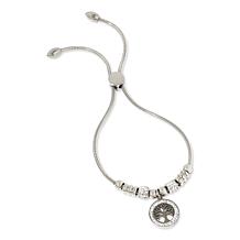KALIFANO Tree of Life Stainless Steel Adjustable Bracelet