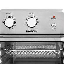 Kalorik 12-Quart Air Fryer Oven - Black, Stainless Steel