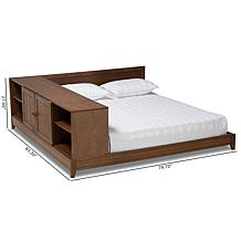 Kaori Queen Size Platform Storage Bed