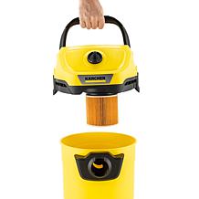 Karcher WD 3 Multi-Purpose 4.5 Gallon Wet-Dry Vacuum with Attachments