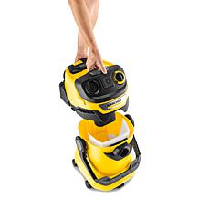 Karcher WD 5P 6.6 Gallon Wet-Dry Vacuum Cleaner with Attachments