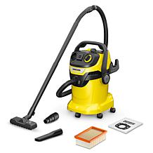 Karcher WD 5P 6.6 Gallon Wet-Dry Vacuum Cleaner with Attachments