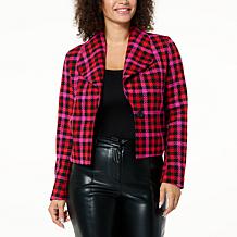 kathy ireland® Fashion 360 The Clue Envelope Collar Tailored Blazer