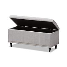 Kaylee Fabric Upholstered Button-Tufting Storage Ottoman Bench