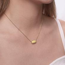 Kendra Scott Elisa 15" Yellow Mother-of-Pearl Pendant Necklace