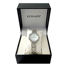 Kessaris Octagon Bracelet Link Watch