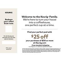 Keurig Brew & Chill Coffee Brewer with $25 Off Coupon