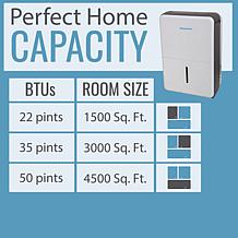 Keystone 50-Pint Dehumidifier w/ Electronic Controls