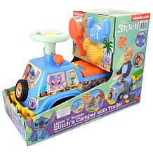 Kiddieland Lights N’ Sounds Beach Car with Trailer – Stitch