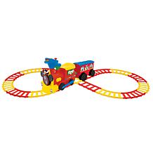 Kiddieland Mickey Ride-On Train with Caboose and Track