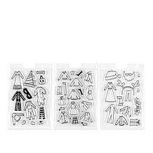 Kingston Crafts Holiday Stamps for Paper Doll Outfits