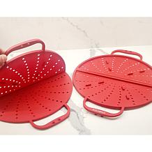 Kitchen HQ 2-pack Foldable Silicone Splatter Screens