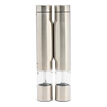 Kitchen HQ 2-pack Slim Magnetic Electric Spice Mills in Gift Boxes
