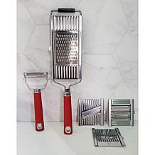 Kitchen HQ 6-piece Multi-Use Speed Peeler Set with Handle