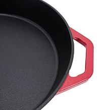 Kitchen HQ Diamond-infused Ceramic Nonstick Cast Iron 12" Skillet