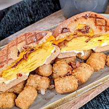 Kitchen HQ Electric Stuffed Sandwich Maker with Recipes