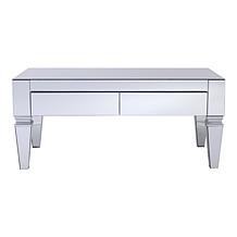 Knightly Contemporary Mirror Rectangular Cocktail Table