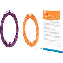 Knitting Board Sock Loom 8X3.5 2/Pkg-His and Her