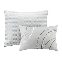 Knowles Queen 9pc Complete Bed and Sheet Set - Aqua
