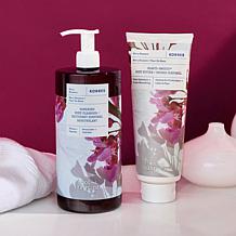 Korres 2pc Berry Blossom Jumbo Body Cleanser and Body Butter Set