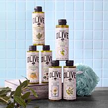Korres Olive 6-piece Olive Oil Scented Shower Gel Collection