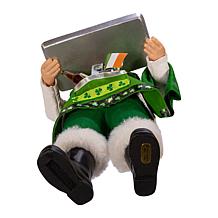 Kurt Adler 10.5" Fabriche™ Musical Irish Chef Santa