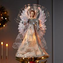 Kurt Adler 16" Fiber Optic Angel Tree Topper