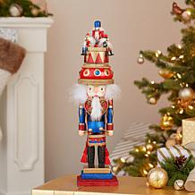 Kurt Adler 20" Hollywood Music Box Hat Nutcracker