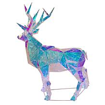 Kurt Adler 35.4" 500 Cool White LED Holographic Reindeer