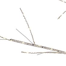 Kurt Adler 5'H White Birch Twig Tree w/Twinkle Warm White Fairy LEDs